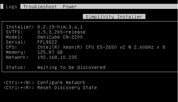 SimpliVity installer